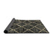 Sideview of Abstract Brown Modern Rug, abs2910