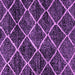 Square Machine Washable Abstract Purple Modern Area Rugs, wshabs2910pur