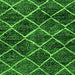 Square Machine Washable Abstract Green Modern Area Rugs, wshabs2910grn