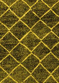 Abstract Yellow Modern Rug, abs2910yw