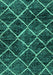 Abstract Turquoise Modern Rug, abs2910turq