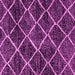 Square Abstract Pink Modern Rug, abs2910pnk