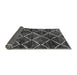 Sideview of Abstract Gray Modern Rug, abs2910gry