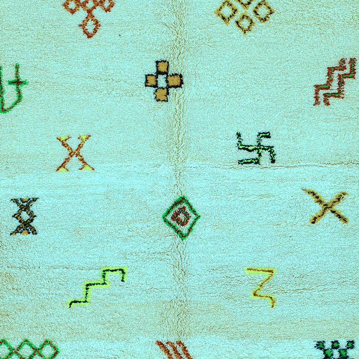 Solid Light Blue Modern Rug, abs2911lblu