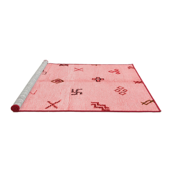 Modern Red Washable Rugs