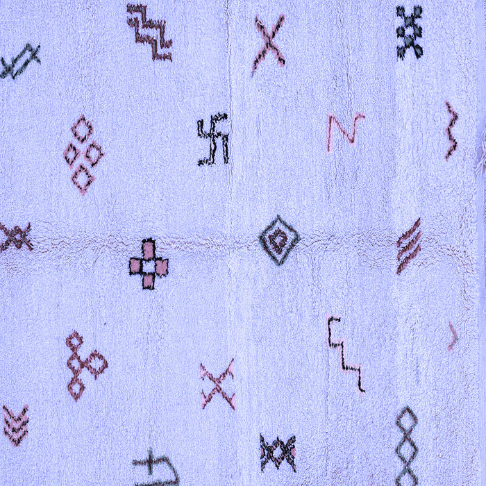 Square Machine Washable Solid Blue Modern Rug, wshabs2911blu