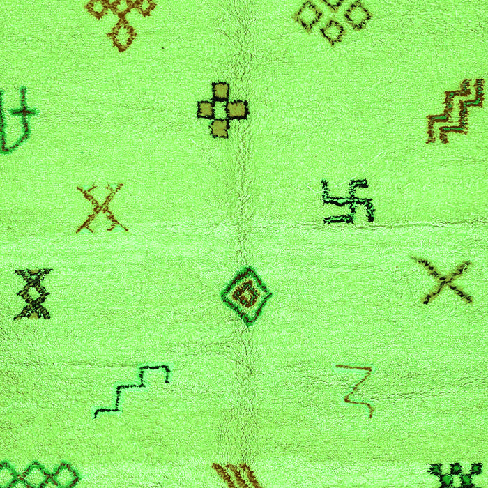 Solid Green Modern Rug, abs2911grn