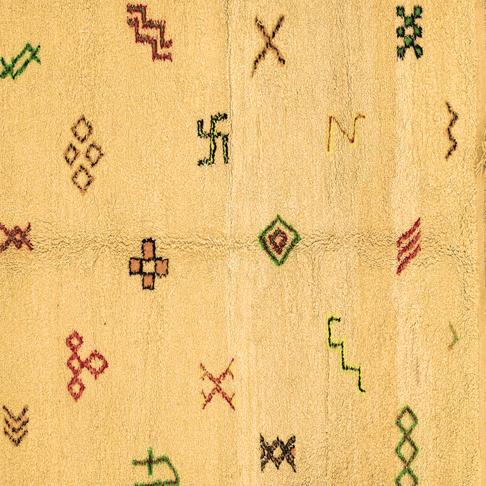 Square Machine Washable Solid Brown Modern Rug, wshabs2911brn