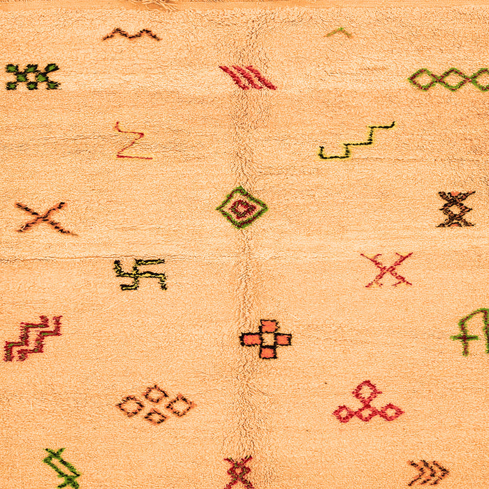 Square Machine Washable Solid Orange Modern Area Rugs, wshabs2911org