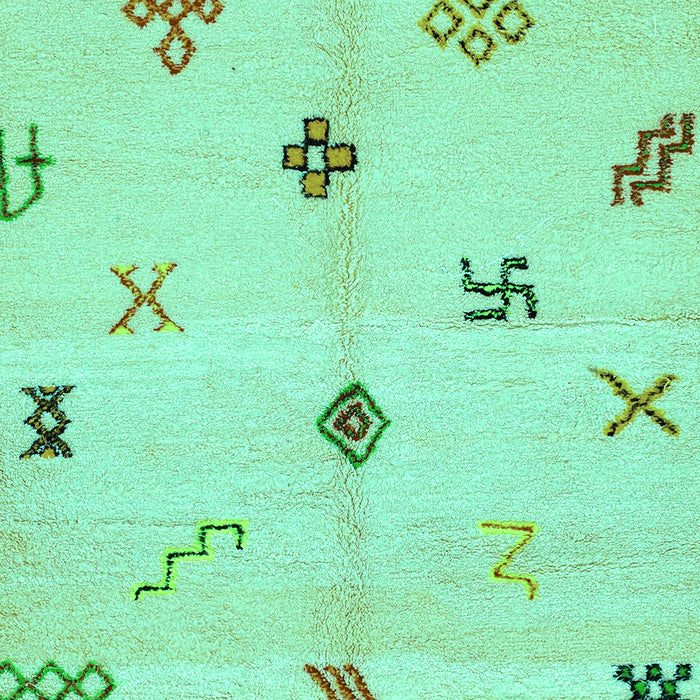 Solid Turquoise Modern Rug, abs2911turq