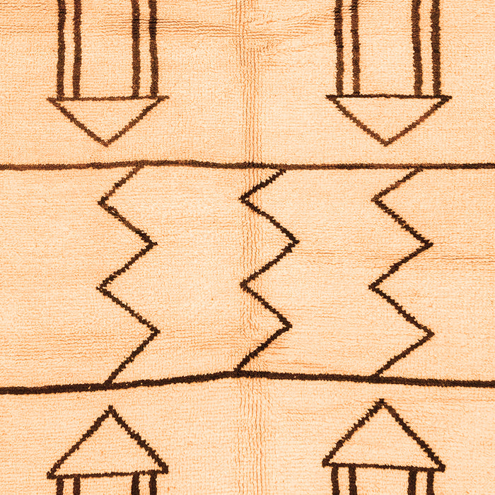 Machine Washable Solid Orange Modern Area Rugs, wshabs2912org