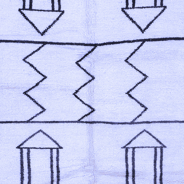 Machine Washable Solid Blue Modern Rug, wshabs2912blu