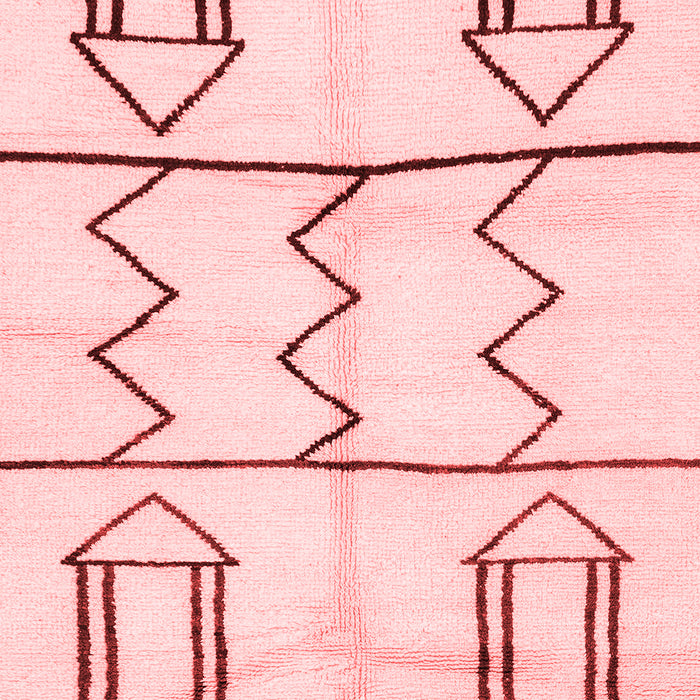 Solid Red Modern Area Rugs