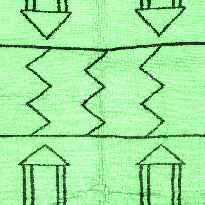 Solid Emerald Green Modern Rug, abs2912emgrn