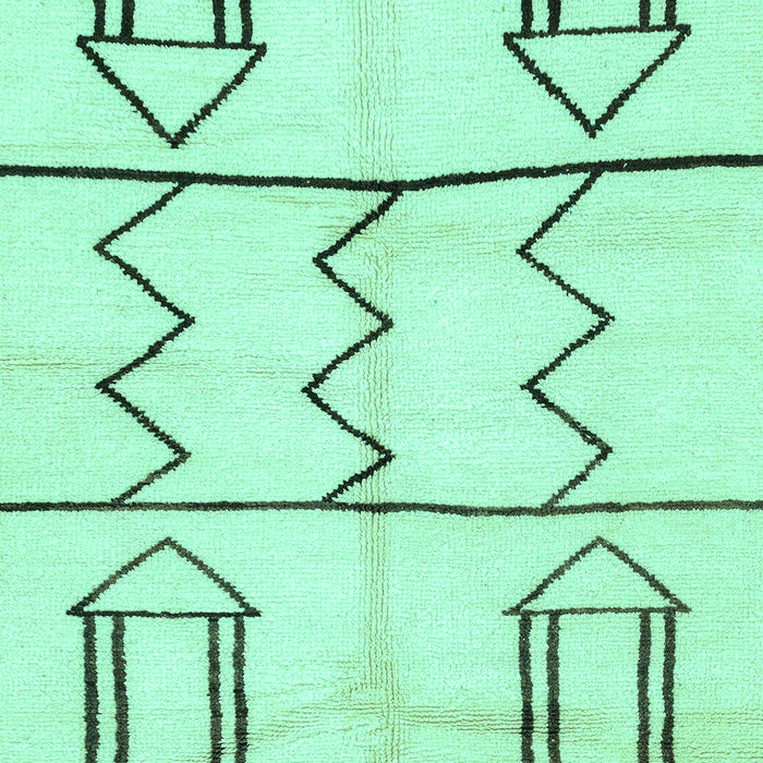 Solid Turquoise Modern Rug, abs2912turq