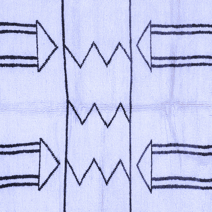 Square Machine Washable Solid Blue Modern Rug, wshabs2912blu