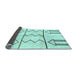 Sideview of Solid Light Blue Modern Rug, abs2912lblu