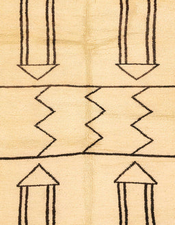 Abstract Mustard Yellow Solid Rug, abs2912