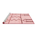 Modern Red Washable Rugs