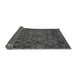 Sideview of Abstract Gray Modern Rug, abs2913gry