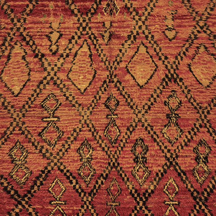 Abstract Brown Modern Rug, abs2913brn