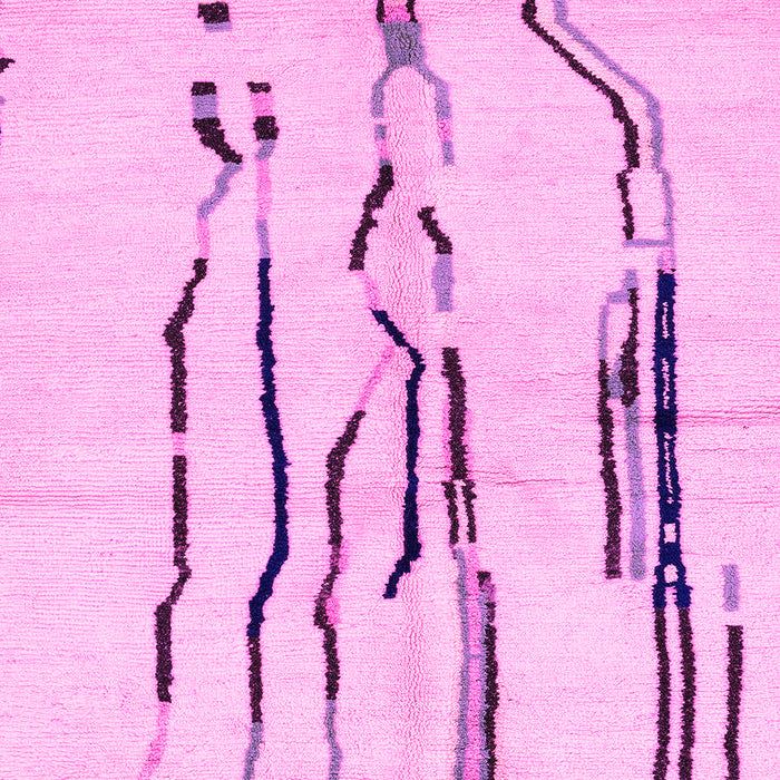 Solid Pink Modern Rug, abs2914pnk