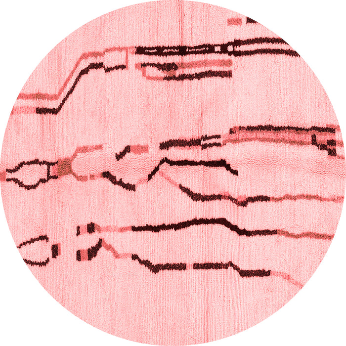 Machine Washable Solid Red Modern Rug, wshabs2914red