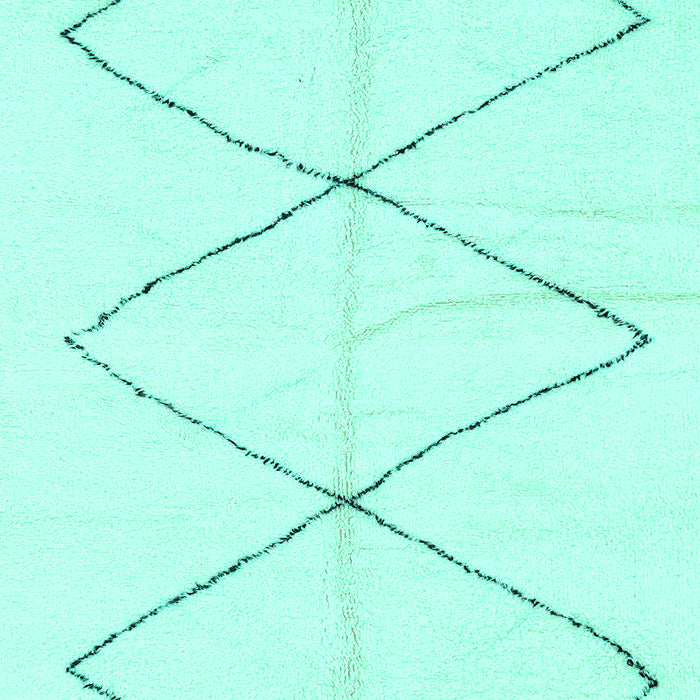 Solid Turquoise Modern Rug, abs2915turq