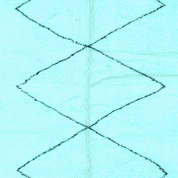 Solid Light Blue Modern Rug, abs2915lblu