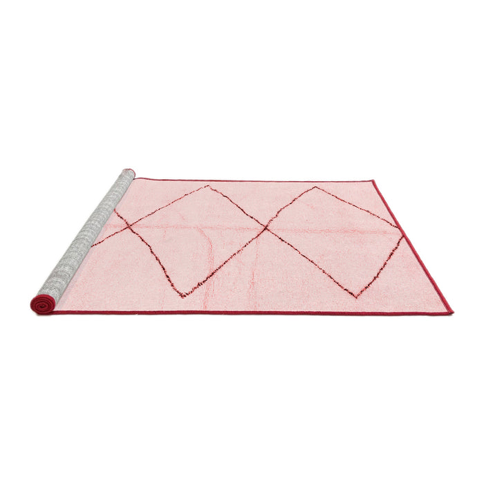 Modern Red Washable Rugs