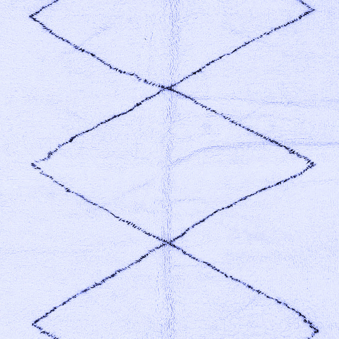 Machine Washable Solid Blue Modern Rug, wshabs2915blu