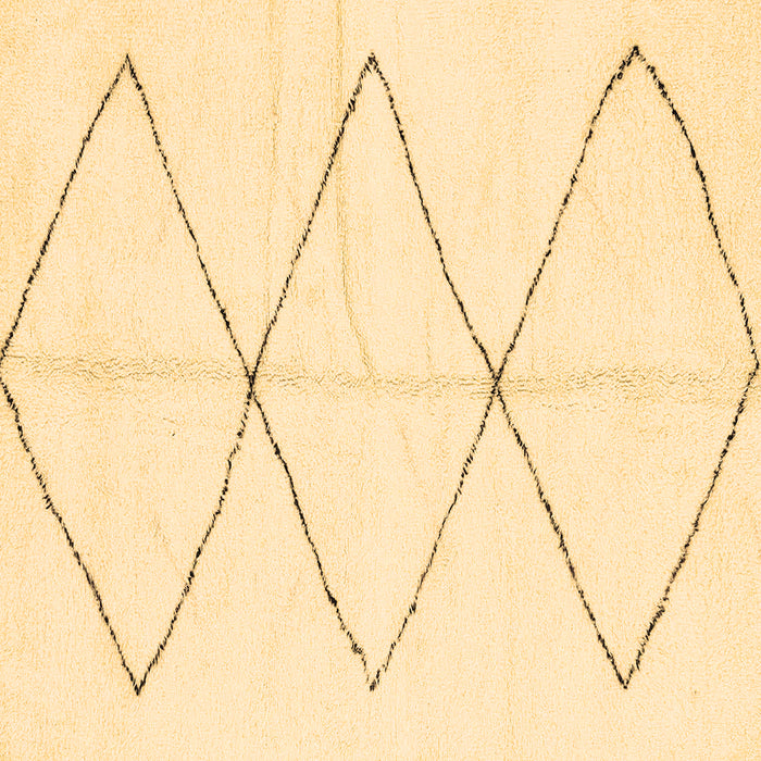 Square Solid Brown Modern Rug, abs2915brn