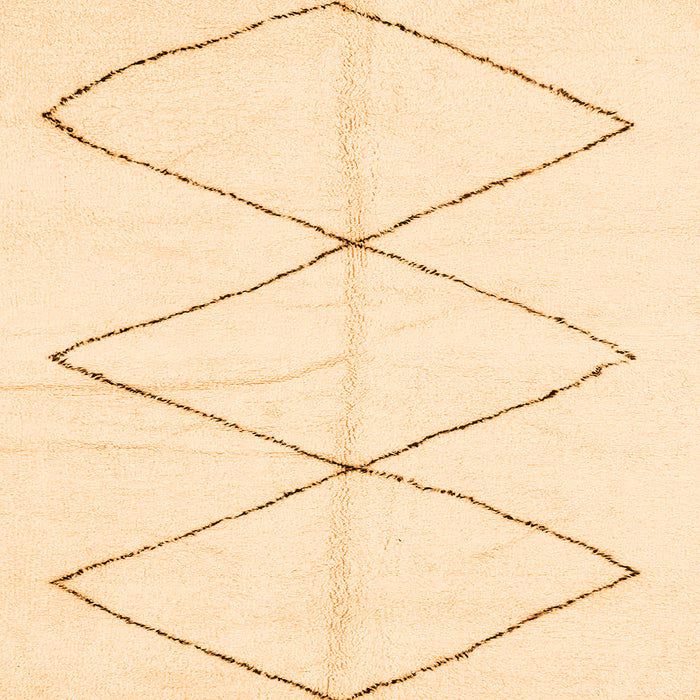 Square Machine Washable Solid Orange Modern Area Rugs, wshabs2915org