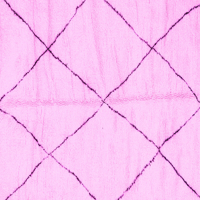 Square Solid Pink Modern Rug, abs2916pnk