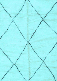 Solid Light Blue Modern Rug, abs2916lblu