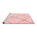 Modern Red Washable Rugs