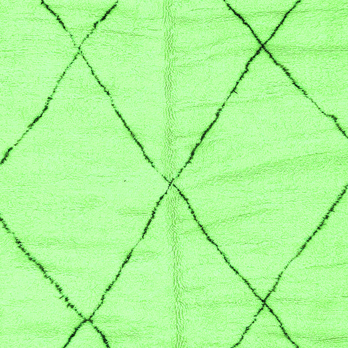 Machine Washable Solid Green Modern Area Rugs, wshabs2916grn