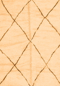 Solid Orange Modern Rug, abs2916org