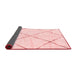 Solid Red Modern Area Rugs