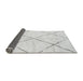 Sideview of Solid Gray Modern Rug, abs2916gry