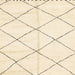 Square Abstract Brown Solid Rug, abs2917