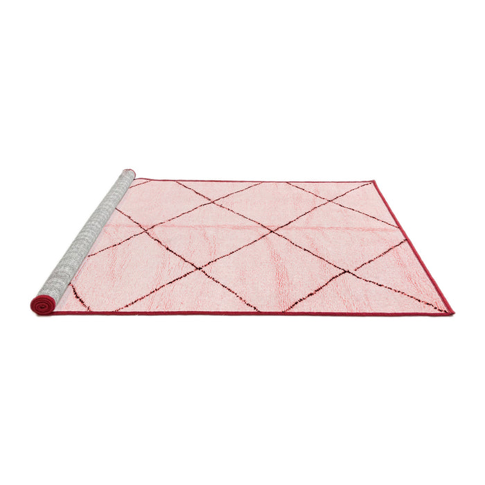 Modern Red Washable Rugs