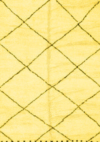 Solid Yellow Modern Rug, abs2917yw