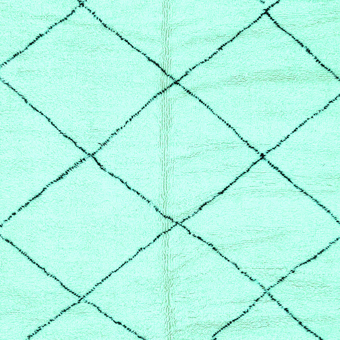 Machine Washable Solid Turquoise Modern Area Rugs, wshabs2917turq