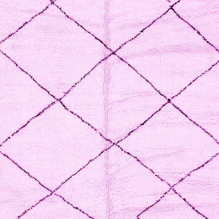 Solid Pink Modern Rug, abs2917pnk