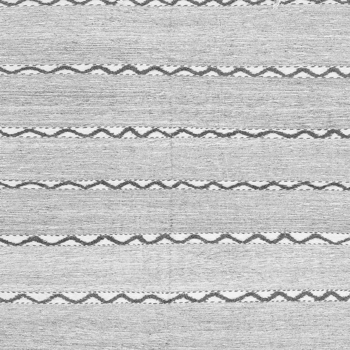 Square Solid Gray Modern Rug, abs2918gry