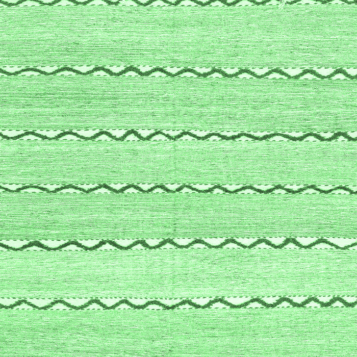 Square Machine Washable Solid Emerald Green Modern Area Rugs, wshabs2918emgrn