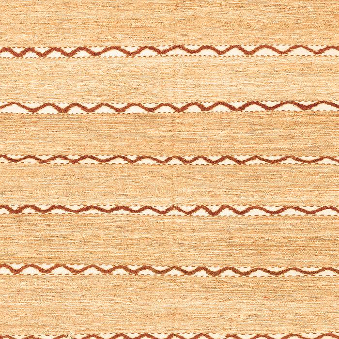 Square Solid Orange Modern Rug, abs2918org