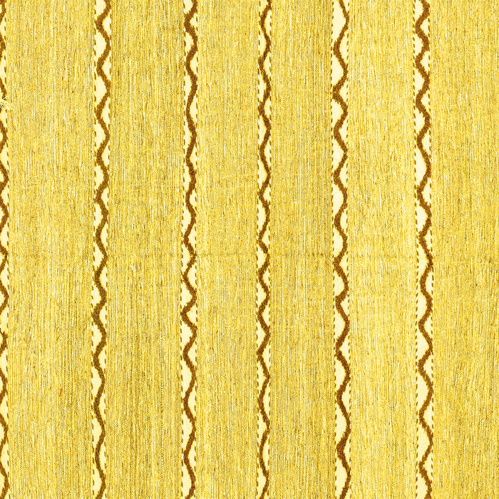 Square Machine Washable Solid Yellow Modern Rug, wshabs2918yw