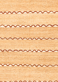 Solid Orange Modern Rug, abs2918org